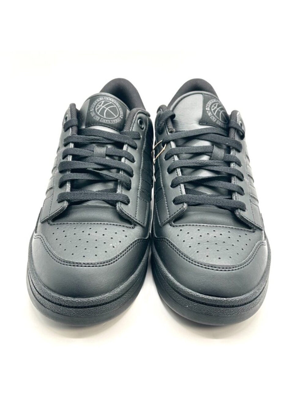 Adidas Rapid Court Low JS2224 Triple Black Mens Size 9.5 / Womens 10.5 NEW - Picture 2 of 10